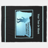 Sasquatch Security - Oregon Fleecedecke (Vorderseite (Horizontal))