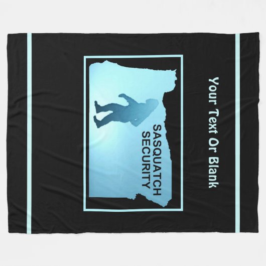 Sasquatch Security - Oregon Fleecedecke (Vorderseite (Horizontal))