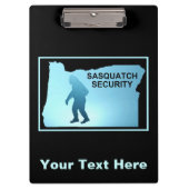 Sasquatch Security - Oregon Klemmbrett (Vorderseite)