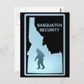 Sasquatch Security Postkarte (Vorne/Hinten)