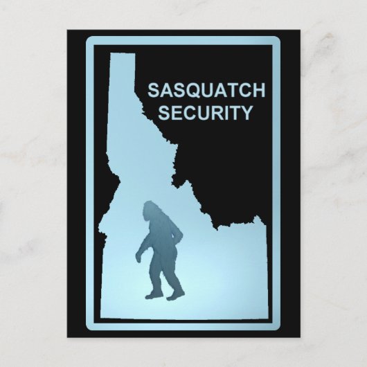 Sasquatch Security Postkarte (Vorderseite)