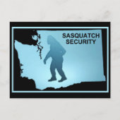 Sasquatch Security Postkarte (Vorderseite)