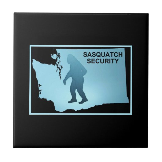 Sasquatch Security - Washington Fliese (Vorderseite)