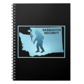 Sasquatch Security - Washington Notizblock (Vorderseite)