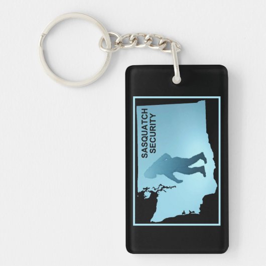 Sasquatch Security - Washington Schlüsselanhänger (Vorderseite)