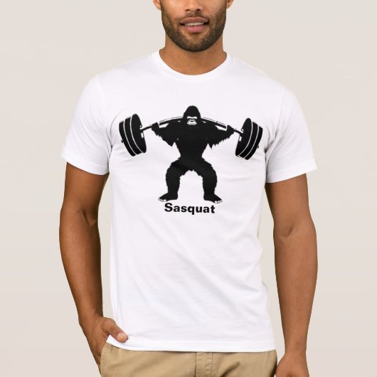 Sasquatch Shirt, Funny Bigfoot Grafischer Sasquat T-Shirt (Vorderseite)
