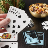 Sasquatch - Sicherheit - Idaho Spielkarten (In Situ)