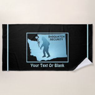 Sasquatch Sicherheit - Washington Strandtuch