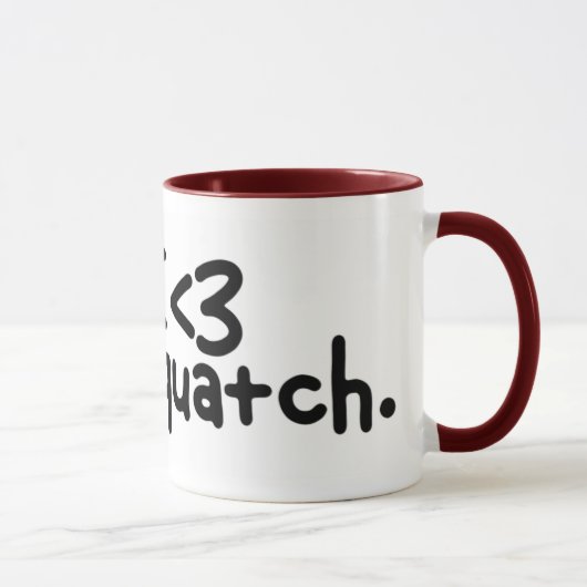 sasquatch Sipper. Tasse (Rechts)