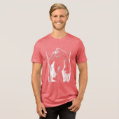 Sasquatch Sippin' Coffee T - Shirt (Vorderseite voll)