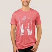 Sasquatch Sippin' Coffee T - Shirt (Vorderseite)