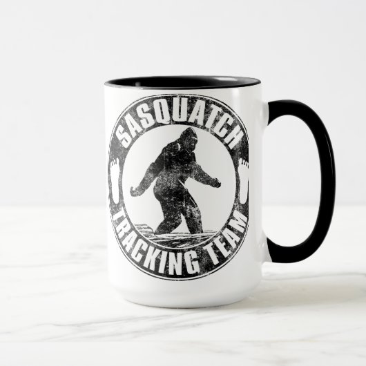 Sasquatch Spurhaltungs-Team-Tasse Tasse (Rechts)