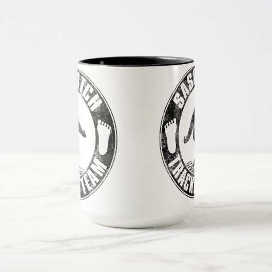 Sasquatch Spurhaltungs-Team-Tasse Tasse (Zentrum)