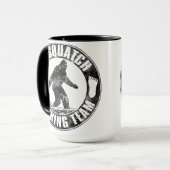Sasquatch Spurhaltungs-Team-Tasse Tasse (Vorderseite Links)