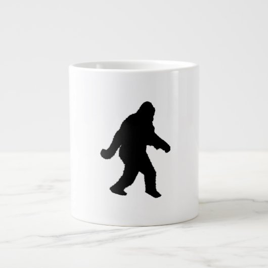 Sasquatch Squatchin-Silhouette Jumbo-Tasse (Vorderseite)