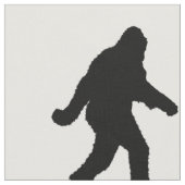 Sasquatch Squatchin-Silhouette Stoff (Nahaufnahme)