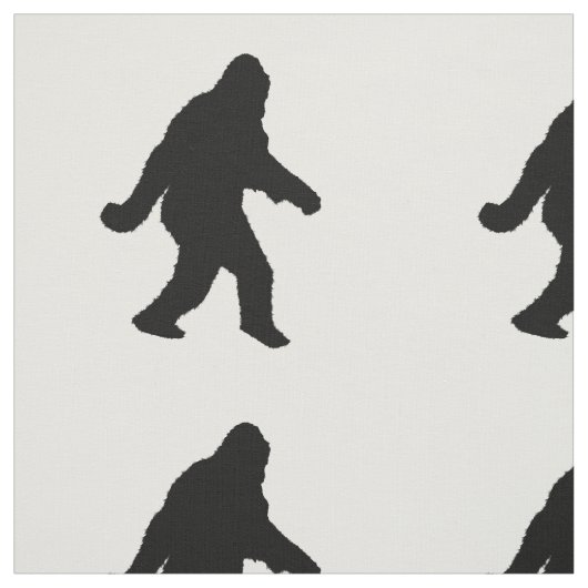 Sasquatch Squatchin-Silhouette Stoff (Muster)