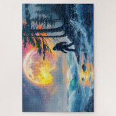 Sasquatch Standing on an Ocean Shore Puzzle (Vertikal)