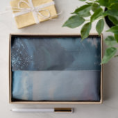 Sasquatch Standing on an Ocean Shore Seidenpapier (Geschenk)