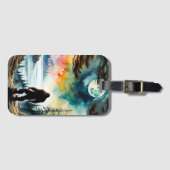 Sasquatch Stehend auf Ridge mit Blick auf den Ozea Gepäckanhänger (Vorderseite (Horizontal))