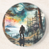 Sasquatch Stehend auf Ridge mit Blick auf den Ozea Getränkeuntersetzer (Vorne)