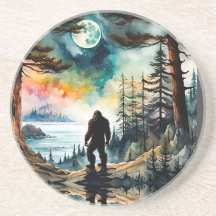 Sasquatch Stehend auf Ridge mit Blick auf den Ozea Getränkeuntersetzer