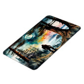 Sasquatch Stehend auf Ridge mit Blick auf den Ozea Magnet (Linke Seite)