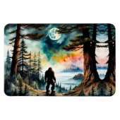 Sasquatch Stehend auf Ridge mit Blick auf den Ozea Magnet (Horizontal)