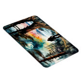 Sasquatch Stehend auf Ridge mit Blick auf den Ozea Magnet (Rechte Seite)