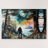 Sasquatch Stehend auf Ridge mit Blick auf den Ozea Puzzle (Horizontal)