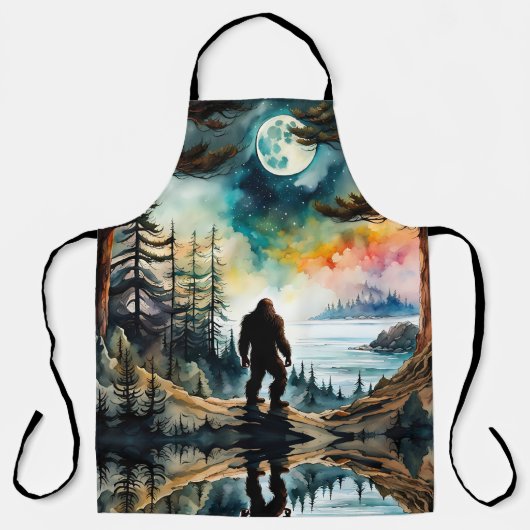 Sasquatch Stehend auf Ridge mit Blick auf den Ozea Schürze (Vorderseite)