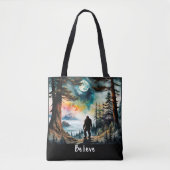 Sasquatch Stehend auf Ridge mit Blick auf den Ozea Tasche (Vorderseite)