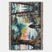 Sasquatch Stehend unter Mondlicht Decke (Vorderseite Vertikal)