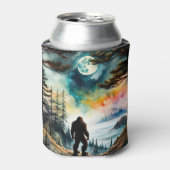 Sasquatch Stehend unter Mondlicht Dosenkühler (Kanne Vorderseite)