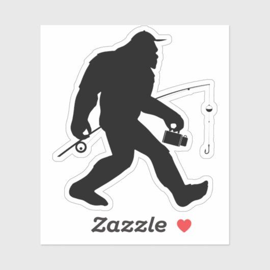Sasquatch Sticker Decal (Blatt)