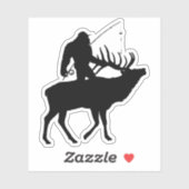 Sasquatch Sticker Decal (Blatt)
