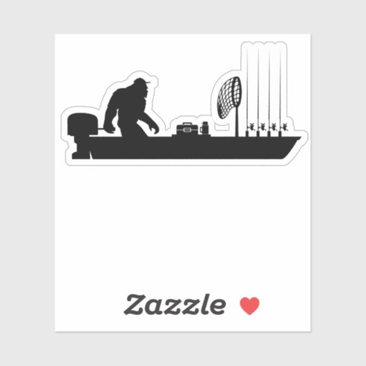 Sasquatch Sticker Decal (Blatt)