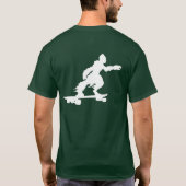 sasquatch Surfen T-Shirt (Rückseite)