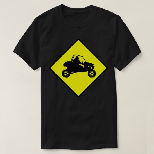 Sasquatch SXS Crossing Bigfoot Fahren UTV Road Si T-Shirt (Design vorne)