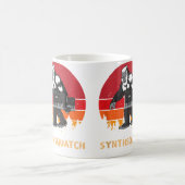Sasquatch Synthesizer Dj Mixer Synth Synthsquatch Kaffeetasse (Mittel)