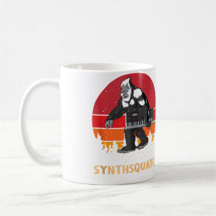 Sasquatch Synthesizer Dj Mixer Synth Synthsquatch Kaffeetasse