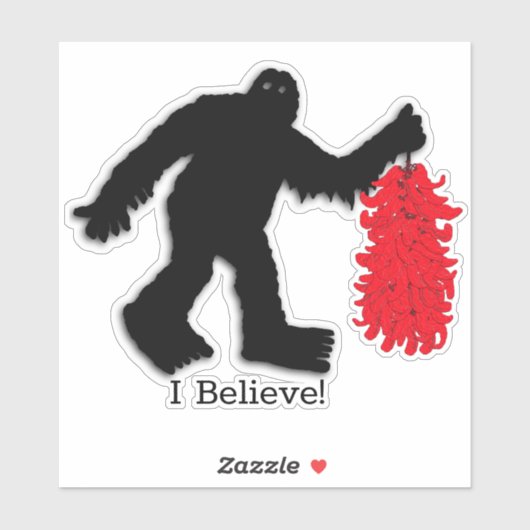 Sasquatch - Talking Canyons, New Mexico Aufkleber (Blatt)