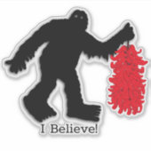 Sasquatch - Talking Canyons, New Mexico Aufkleber (Vorderseite)