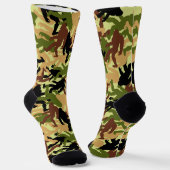 Sasquatch-Tarnmuster-Camping Socken (Gewinkelt)