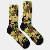 Sasquatch-Tarnmuster-Camping Socken (Rechts)