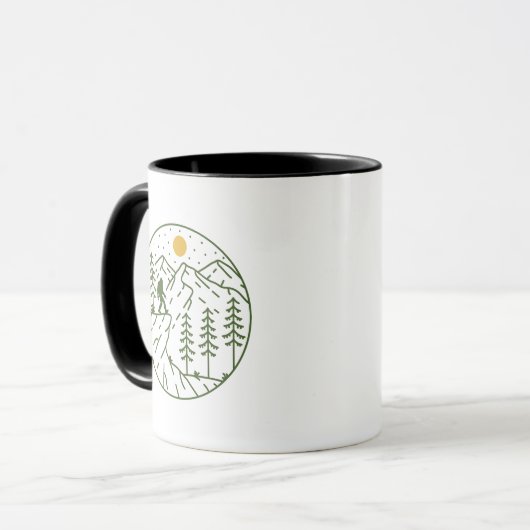 Sasquatch-Tasse Tasse (Vorderseite Links)