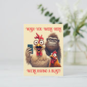 “Sasquatch & The Crew” Postcard Postkarte (Stehend Vorderseite)