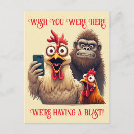 “Sasquatch & The Crew” Postcard Postkarte