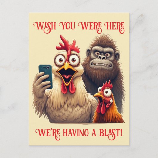 “Sasquatch & The Crew” Postcard Postkarte (Vorderseite)