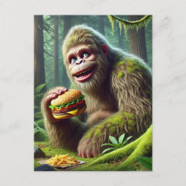 Sasquatch und der Käserburger- und Fristenwald Postkarte